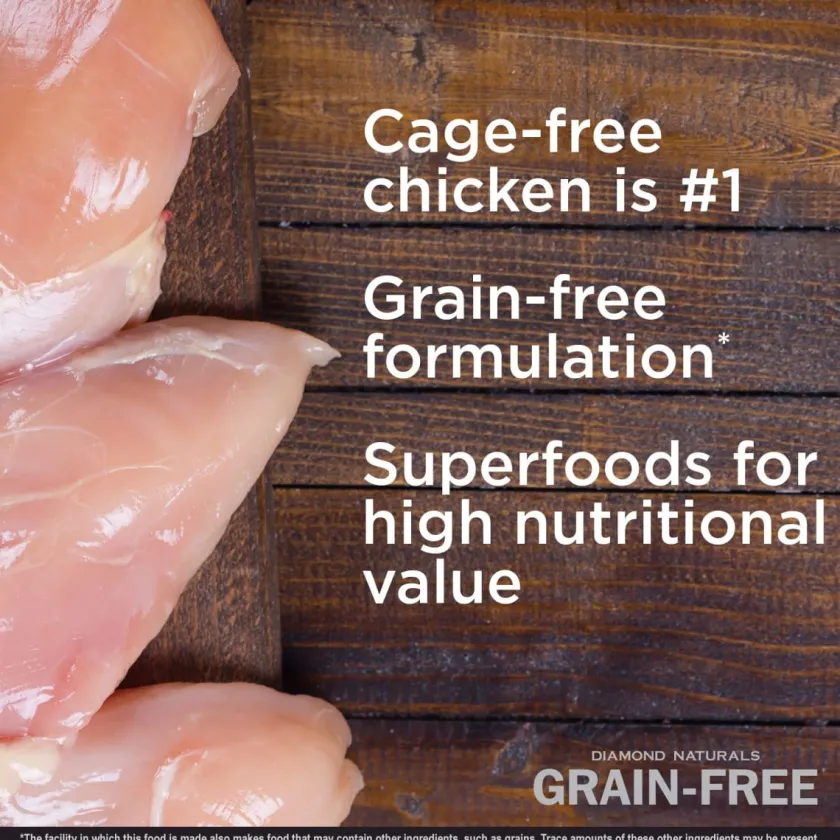 Diamond Naturals Senior (+7 Años)^Dog Chicken And Sweet Potato Grain Free 2.27 Kg