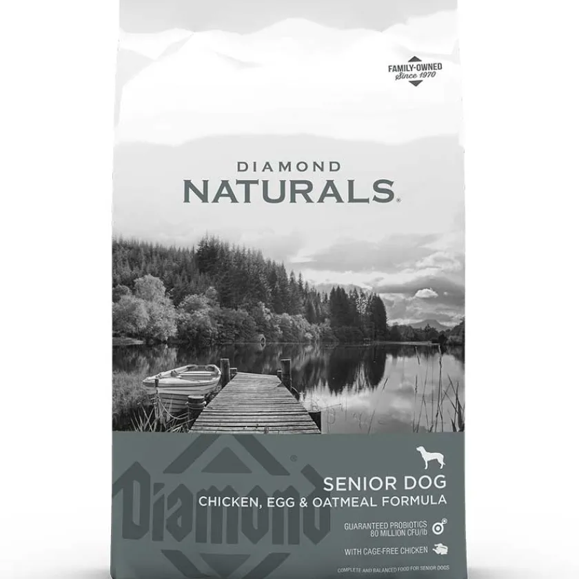 Diamond Naturals Senior (+7 Años)^Dog Senior Chicken, Egg Oatmeal 7.5kg