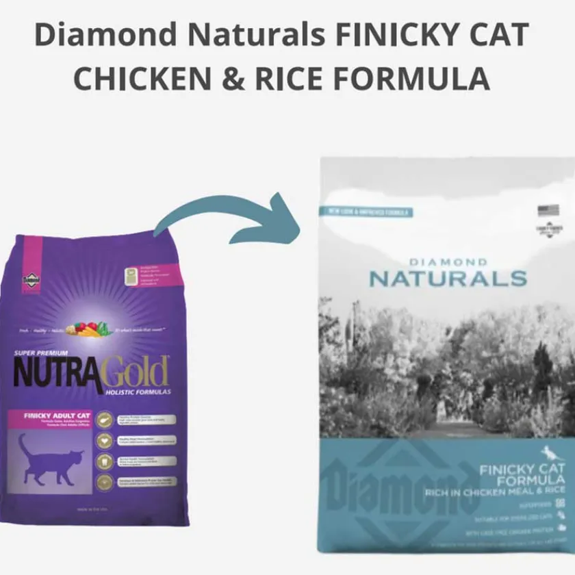 Diamond Naturals Adultos (1 A 7 Años)^Finicky Cat Chicken Rice 3kg
