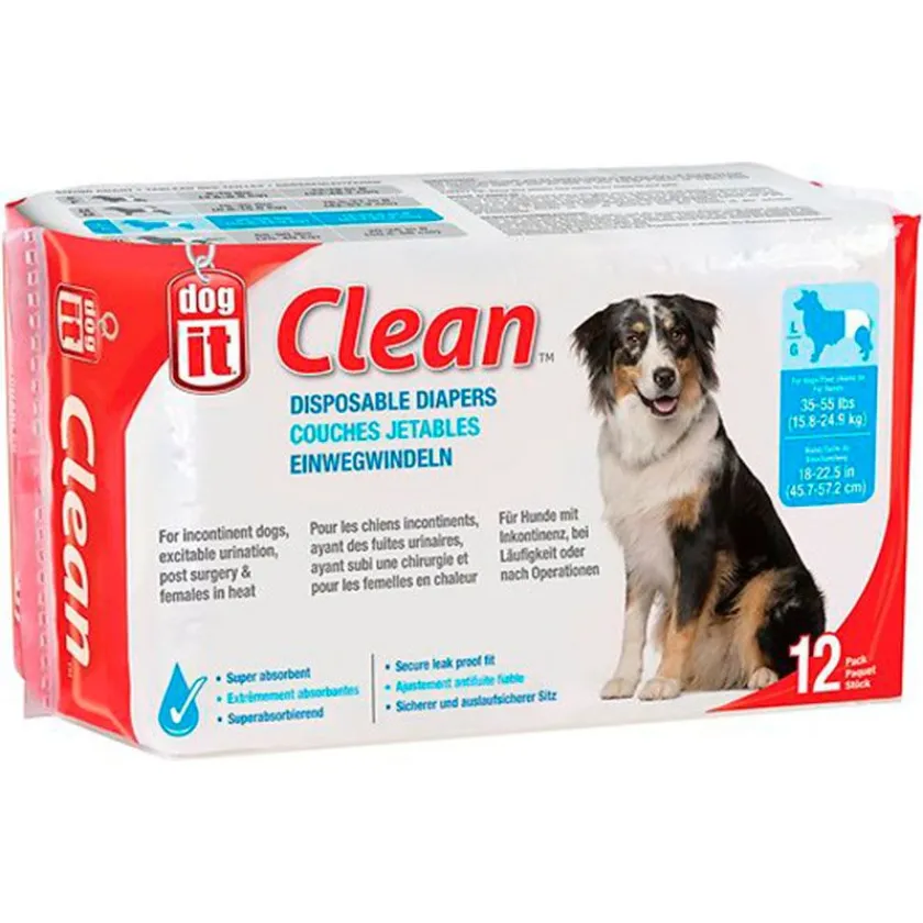 Dog It Higiene Y Aseo | Post Operatorio^Pañales desechables para perros 16 a 25kg