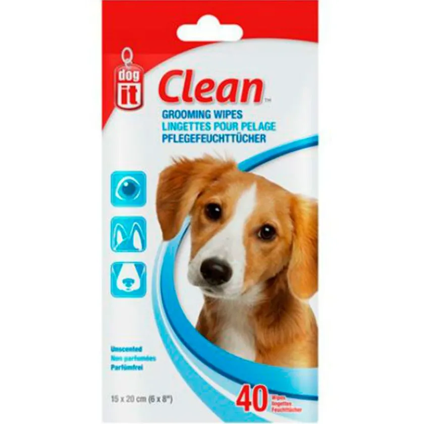 Dog It Higiene Y Aseo^Paños humedos 40 unidades