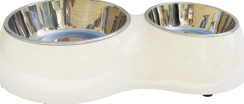 Dog It Comederos Y Bebederos | Productos Outlet^Style Plato doble blanco 160 y 350ml