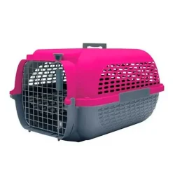 Dog It Casas Y Transportadoras Para Gatos | Casas Y Transportadoras Para Perros^Voyageur Color Fucsia y Gris Oscuro Small