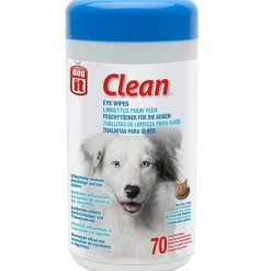 Dog It Higiene Y Aseo^Dogit Toallitas para limpieza de Ojos 70 Unidades