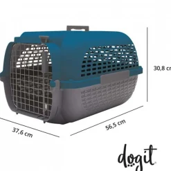 Dog It Casas Y Transportadoras Para Perros^Dogit Transportador Voyageur Medium Color Azul con Gris