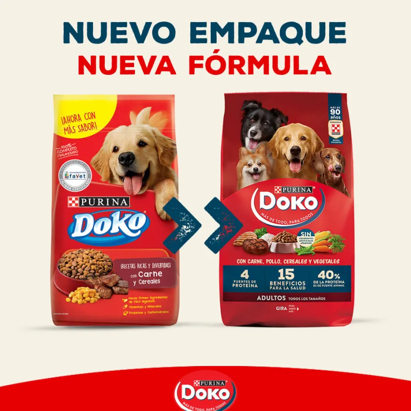 Doko Adultos (1 A 7 Años)^Adulto Carne, Pollo Cerales y Vegetales 18kg
