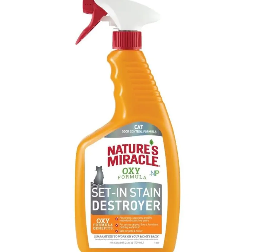 Nature´s Miracle Higiene Y Aseo^Eliminador Olores Gatos Set-in Stain Destroyer Oxy Formula 709ml