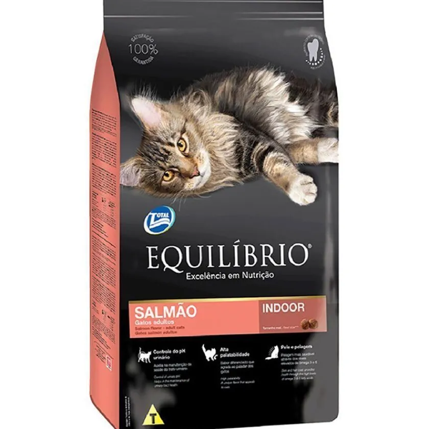 Equilibrio Adultos (1 A 7 Años)^Gatos Salmón Indoor 1.5kg