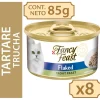 Fancy Feast - Purina Húmedos^Fancy Feast Tartare de Trucha 85gr x 8 Unidades (Flaked Trout Feast)
