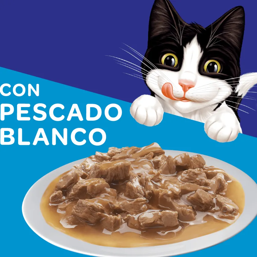 Felix - Purina Húmedos^Felix Adultos Pescado Blanco 85gr