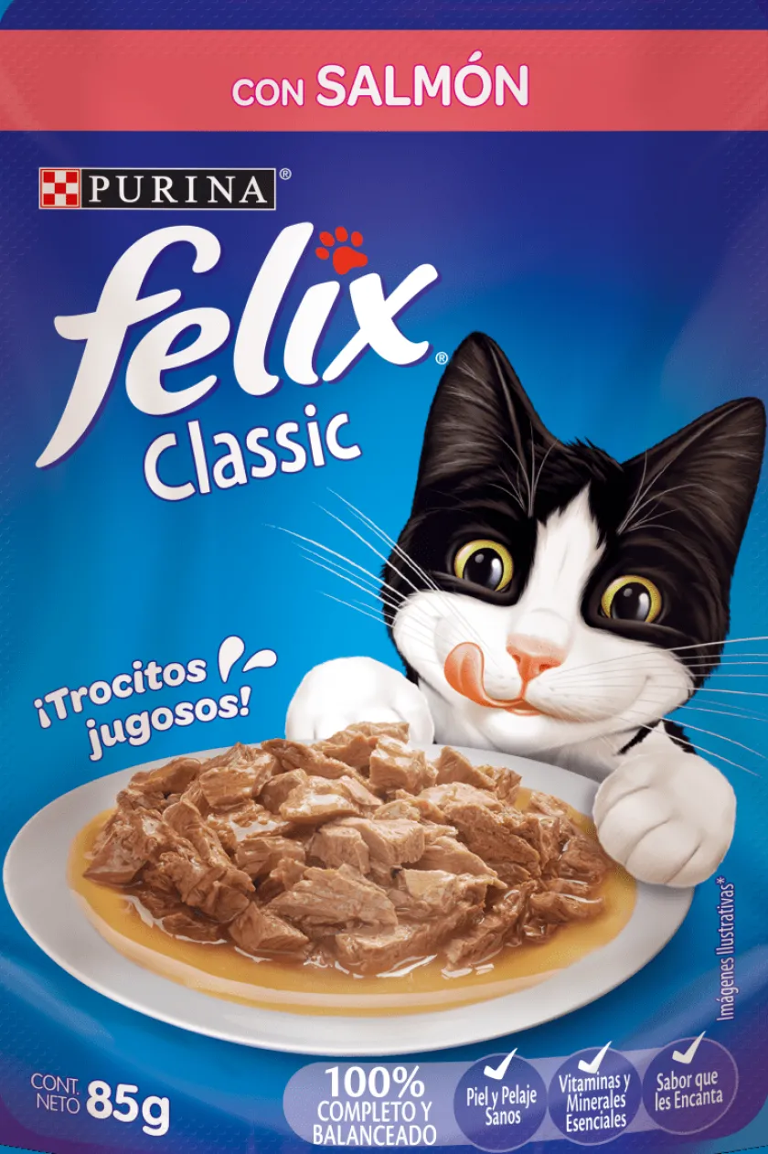 Felix - Purina Húmedos^Felix Adultos Salmón en Salsa 85gr