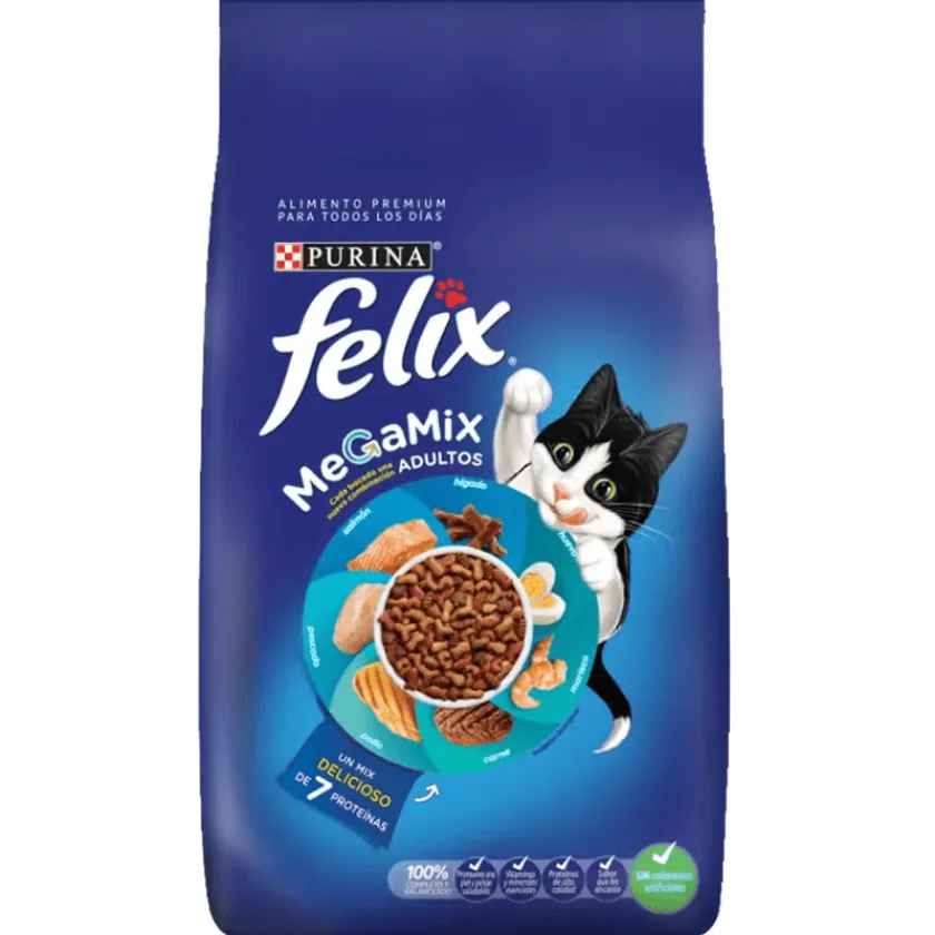 Felix - Purina Adultos (1 A 7 Años)^Felix Megamix Gato Adulto 15 kg