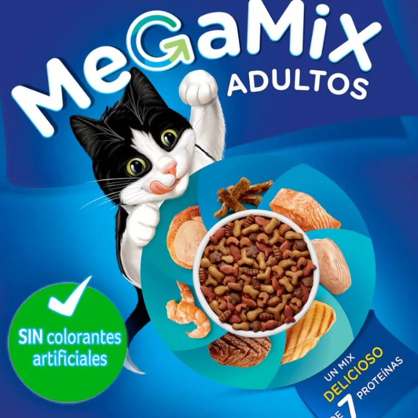 Felix - Purina Adultos (1 A 7 Años)^Felix Megamix Gato Adulto 3 kg