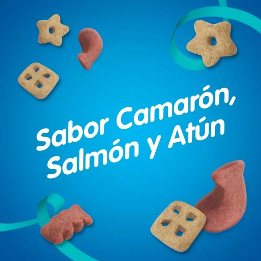 Felix - Purina Galletas^Felix Travesuras Camaron, Salmón y Atun 60gr Pack 15 unidades