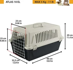 Ferplast Casas Y Transportadoras Para Gatos | Casas Y Transportadoras Para Perros^Transportador Atlas 10 (hasta 5Kg)