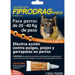 Fiprodrag Antipulgas Y Garrapatas^Pipetas 20 a 40kg