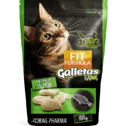 Fit Formula Hierba Gatera | Galletas^Galletas con Catnip para Gatos Sabor Salmón 100gr