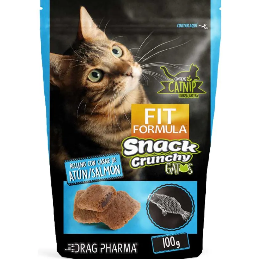 Fit Formula Hierba Gatera | Galletas^Galletas con Catnip para Gatos Sabor Atún y Salmón 100gr
