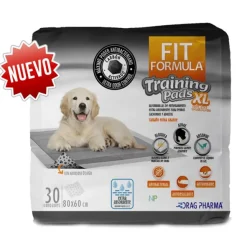 Fit Formula Carpetas De Entrenamiento | Adiestramiento^Training Pads Carbón Activado XL 80x60cm 30unidades