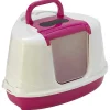Areneros | Baños Sanitarios (areneros)^Flip Corner Rosado Baño sanitario para gatos