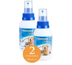 Frontline Antipulgas Y Garrapatas^Spray Antipulgas Perros y Gatos 100ml x 2 unidades