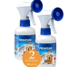Frontline Antipulgas Y Garrapatas^Spray Antipulgas Perros y Gatos 250ml x 2 unidades