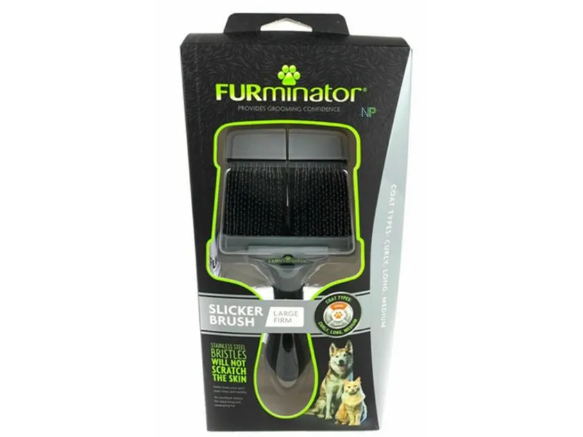Furminator Peines Y Cepillos Para Gatos | Peines Y Cepillos Para Perros^Large firm grooming slicker DOG/CAT