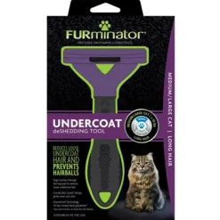 Furminator Peines Y Cepillos Para Gatos^LONG HAIR deShedding Tools FOR CAT, Medium / Large