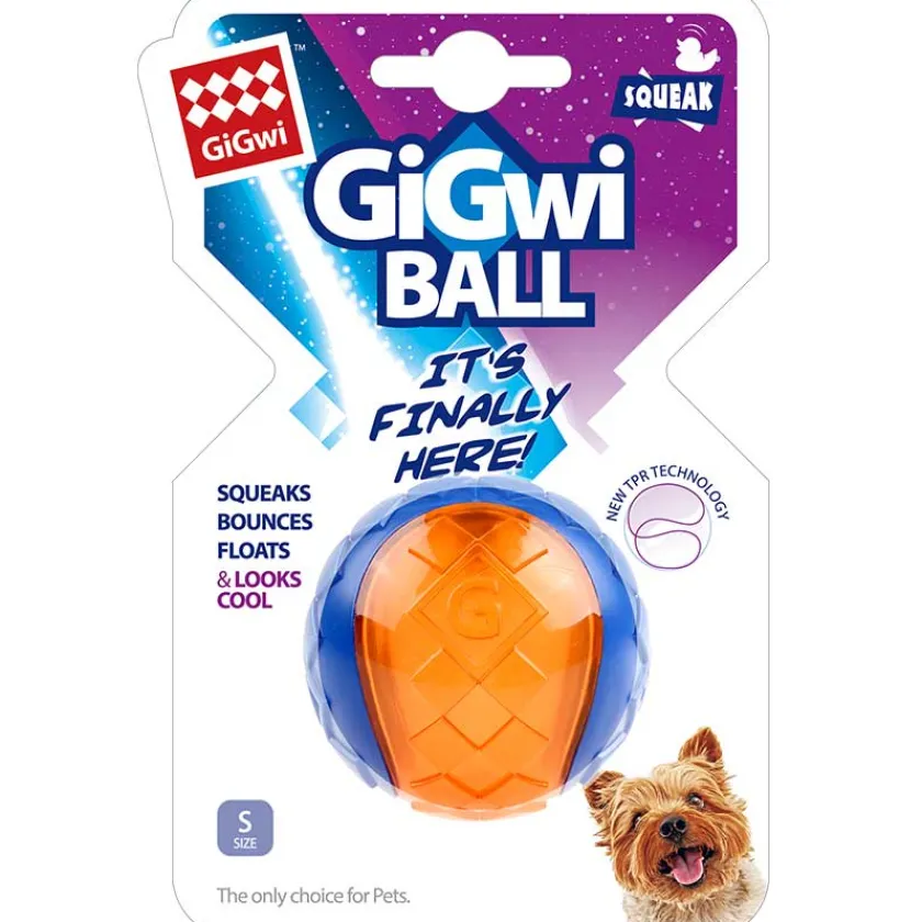 Gigwi Juguetes^Ball Squeaker Tamaño S