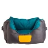 Gigwi Camas^PLACE CAMA CUADRADA GRIS/VERDE MEDIUM 55x45x23 cm