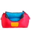 Gigwi Camas^PLACE CAMA CUADRADA ROJO/AZUL MEDIUM 55x45x23 cm
