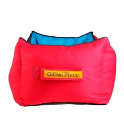 Gigwi Camas^PLACE CAMA CUADRADA ROJO/AZUL MEDIUM 55x45x23 cm