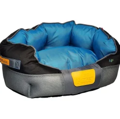 Gigwi Camas^Place Cama Cuadrada Gris con Azul Large