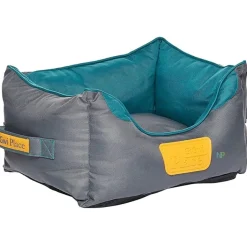 Gigwi Camas^Place Cama Cuadrada Gris con Verde Large