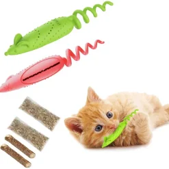 Gigwi Juguetes | Cuidado Dental^Raton con Catnip Para cuidado dental Rojo