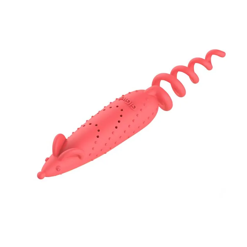 Gigwi Juguetes | Cuidado Dental^Raton con Catnip Para cuidado dental Rojo