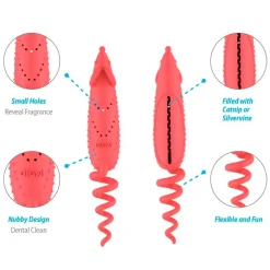 Gigwi Juguetes | Cuidado Dental^Raton con Catnip Para cuidado dental Rojo