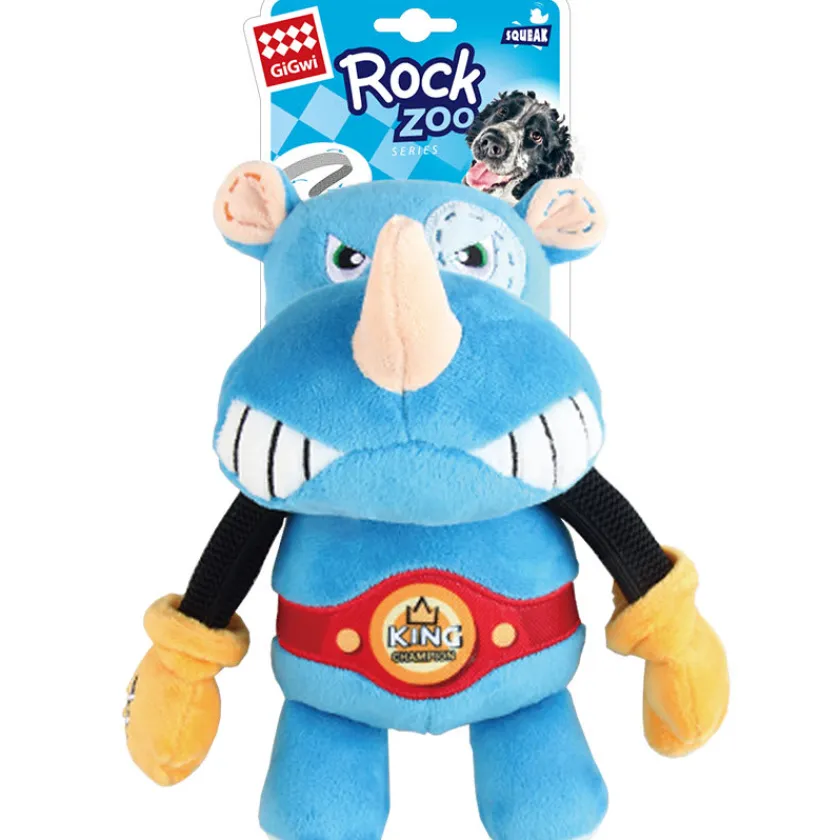 Gigwi Juguetes^Rock Zoo Pig Rhino