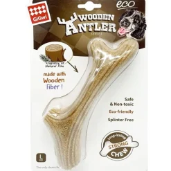 Gigwi Juguetes^Wooden Antler Juguete masticable para perros