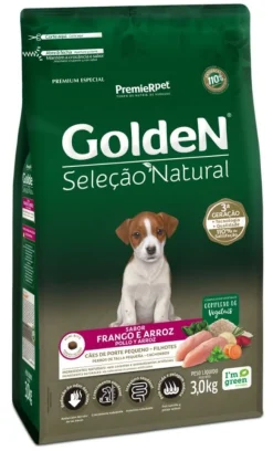 PremieR Cachorros (0 A 12 Meses)^GoldeN Selección Natural Perros Cachorros Raza Pequeña/mini Pollo y Arroz 3kg
