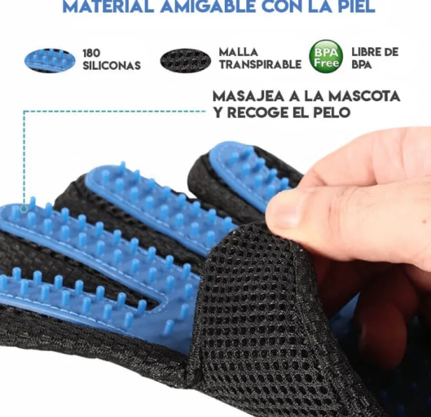 MB Peines Y Cepillos Para Gatos | Peines Y Cepillos Para Perros^Guante quita pelos