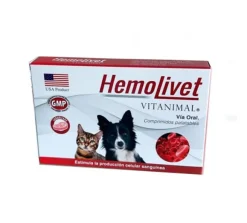 Vitanimal Vitaminas Y Suplementos^Hemolivet para perros y gatos - 30 comprimidos