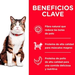 Hills Adultos (1 A 7 Años)^Cat Adult Hairball Control 7.03kg