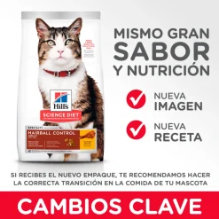Hills Adultos (1 A 7 Años)^Cat Adult Hairball Control 7.03kg