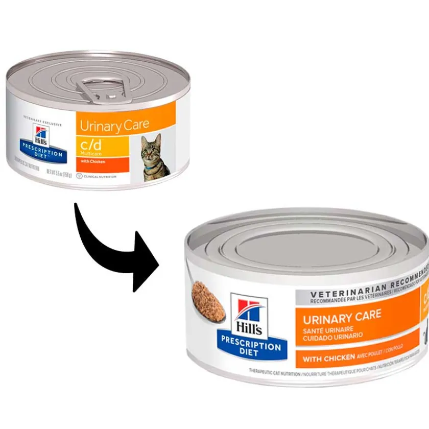 Hills Alimentación Medicada^c/d Felino Urinary Care Lata Pack 24 Unidades