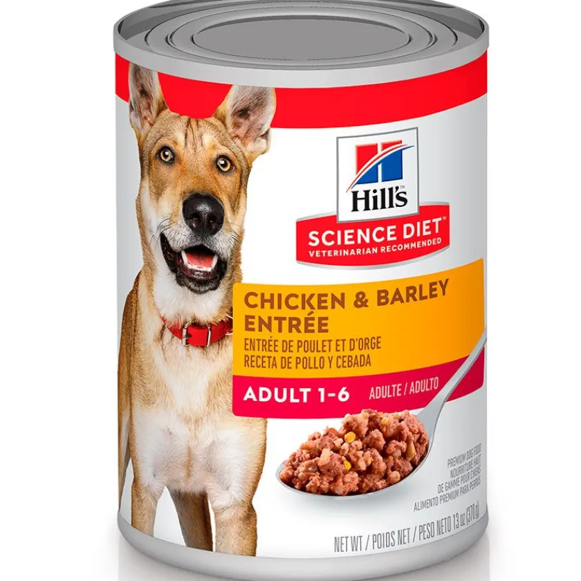 Hills Húmedos^Dog Adulto Pollo y Cebada 370gr