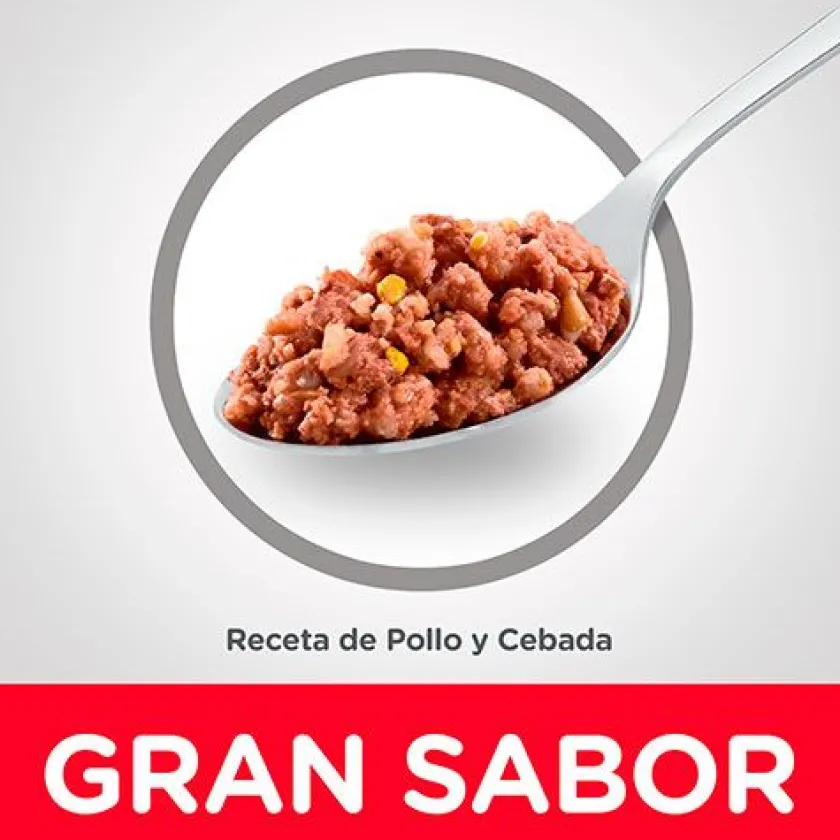 Hills Húmedos^Dog Adulto Pollo y Cebada 370gr