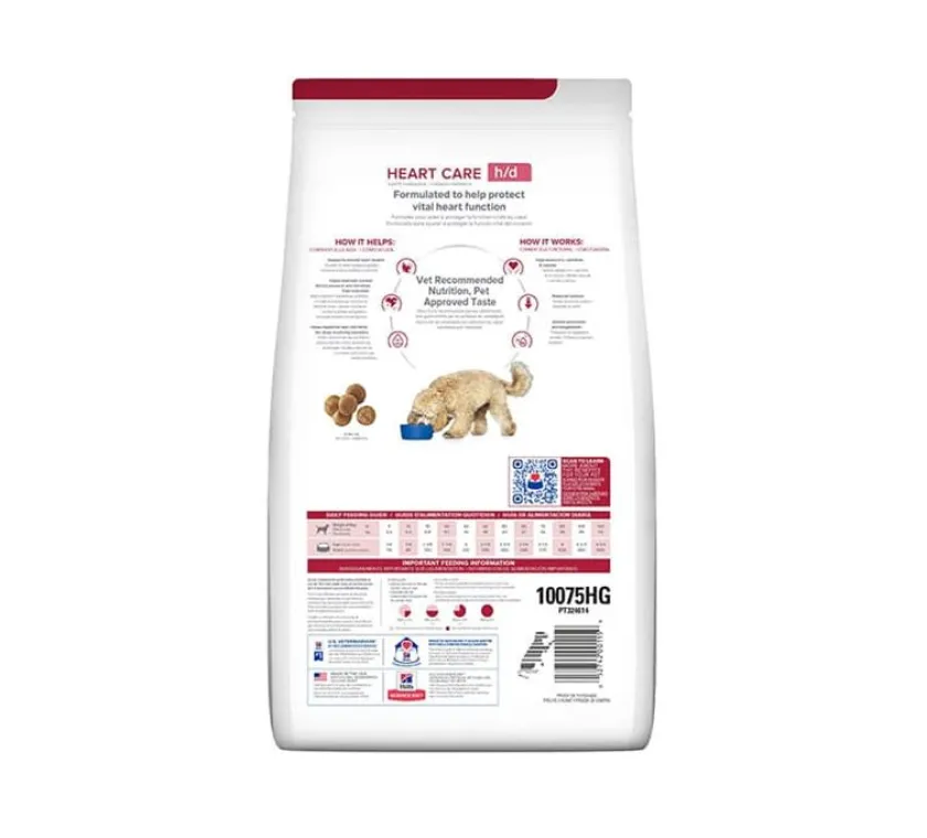 Hills Alimentación Medicada^h/d Canino Cuidado Cardiaco 7.9kg