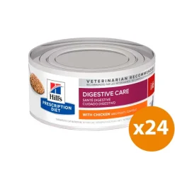 Hills Alimentación Medicada^i/d Felino Gastro Intestinal Lata pack 24 Unidades