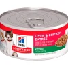 Hills Húmedos^Lata Cat Kitten - Receta de Higado de Pollo 156gr